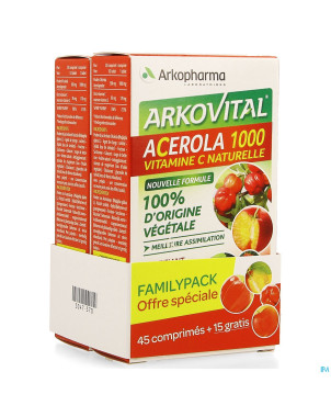 Arkovital acerola 1000 familypack tabl a macher 60
