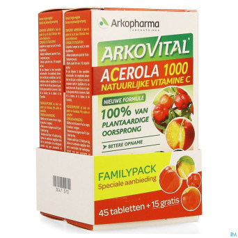 Arkovital acerola 1000 familypack tabl a macher 60