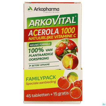 Arkovital acerola 1000 familypack tabl a macher 60
