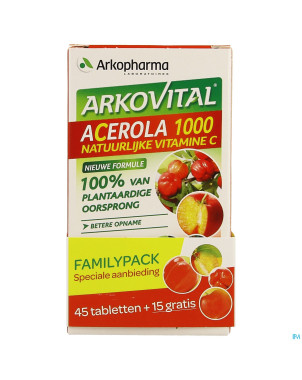 Arkovital acerola 1000 familypack tabl a macher 60