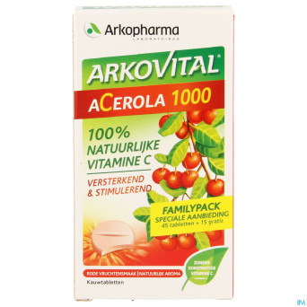 Arkovital acerola 1000 familypack tabl a macher 60
