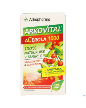 Arkovital acerola 1000 familypack tabl a macher 60