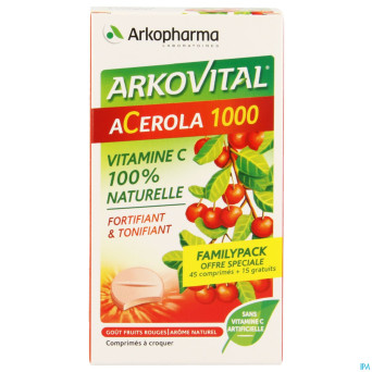 Arkovital acerola 1000 familypack tabl a macher 60