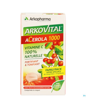 Arkovital acerola 1000 familypack tabl a macher 60