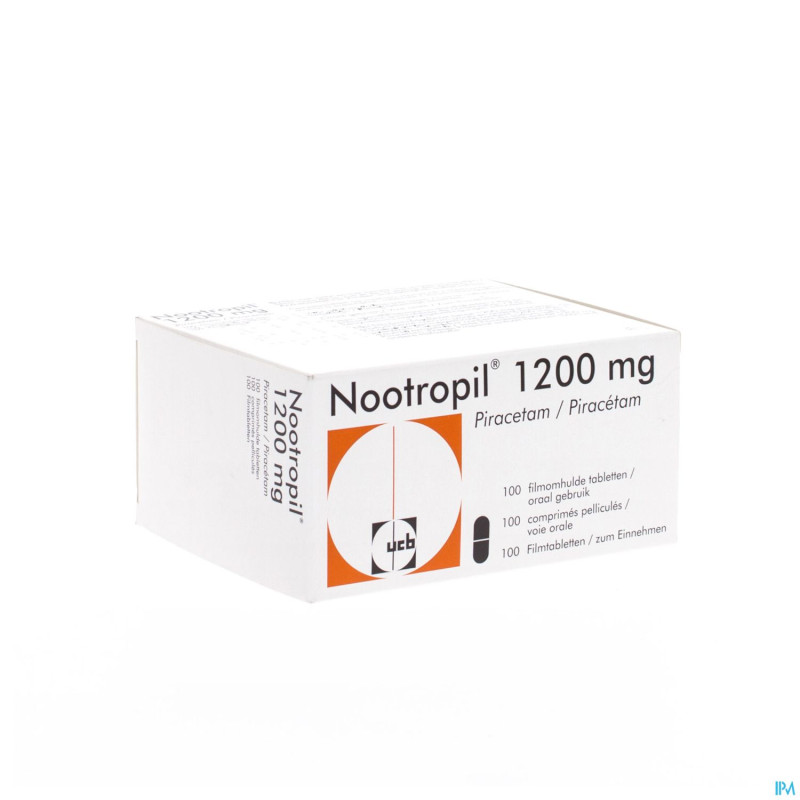 Nootropil 1200 mg impexeco tabl 100 pip