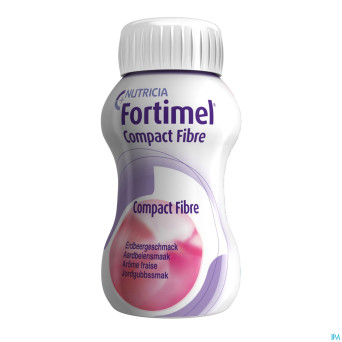 Fortimel compact fibre fraise 4x125ml