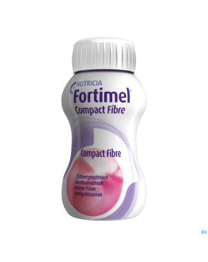 Fortimel compact fibre fraise 4x125ml