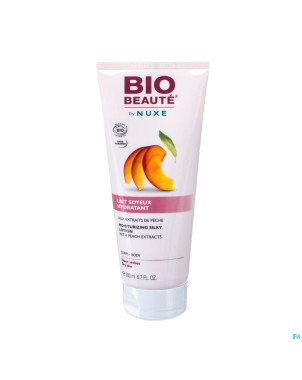 Bio beaute lait soyeux hydra extr.peche tube 200ml