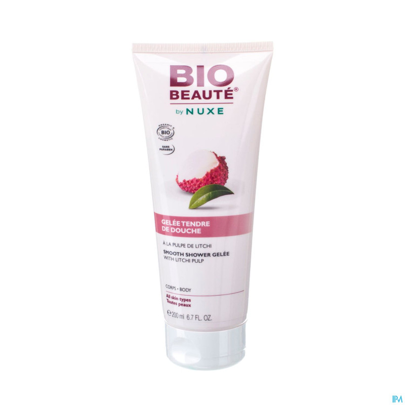 Bio beaute gelee tendre douche pulpe litchi  200ml