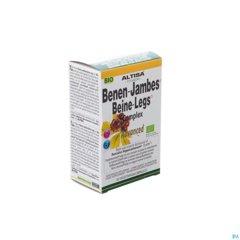 Altisa jambes aesculus bio cplx advanced caps  30