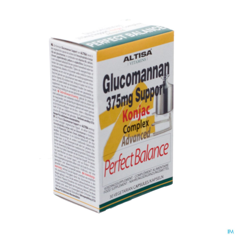 Altisa glucomanan 375mg cplx support v-caps  30