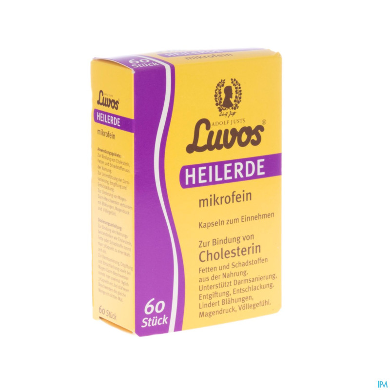 Adolf justs luvos argile medicinale micro caps  60