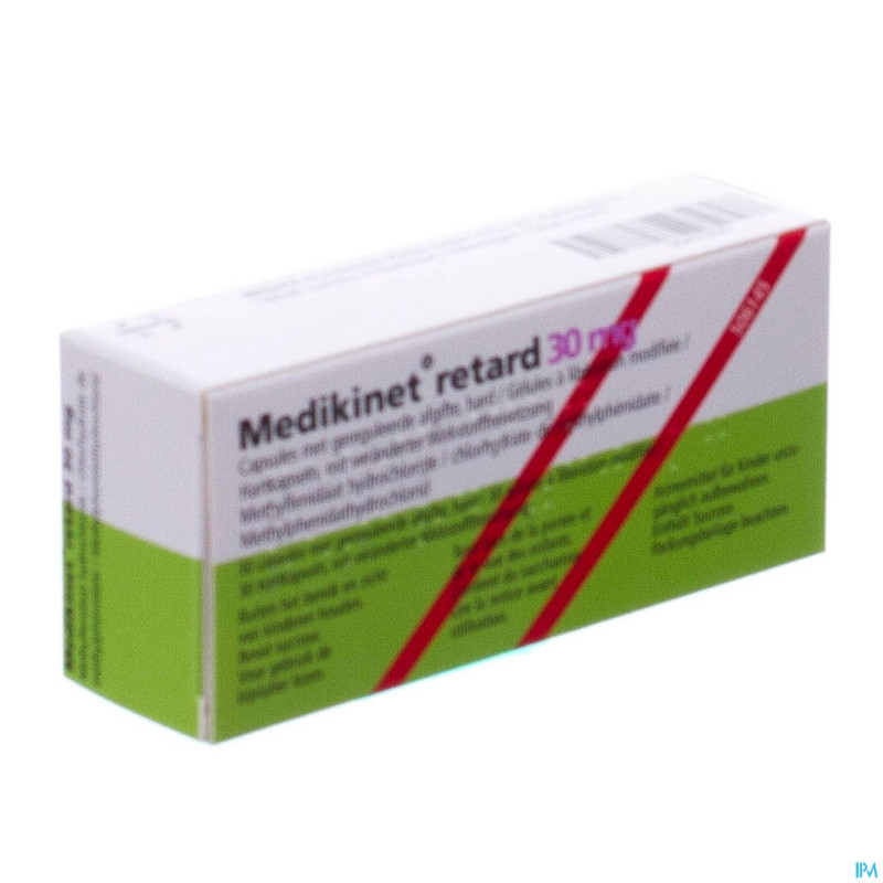 Medikinet 30 mg caps retard  30
