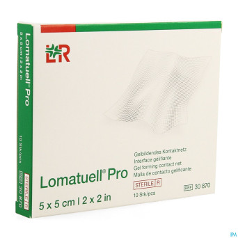 Lomatuell pro compresse ster  5x 5cm 10 30870