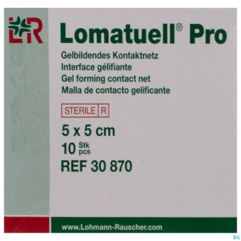 Lomatuell pro compresse ster  5x 5cm 10 30870