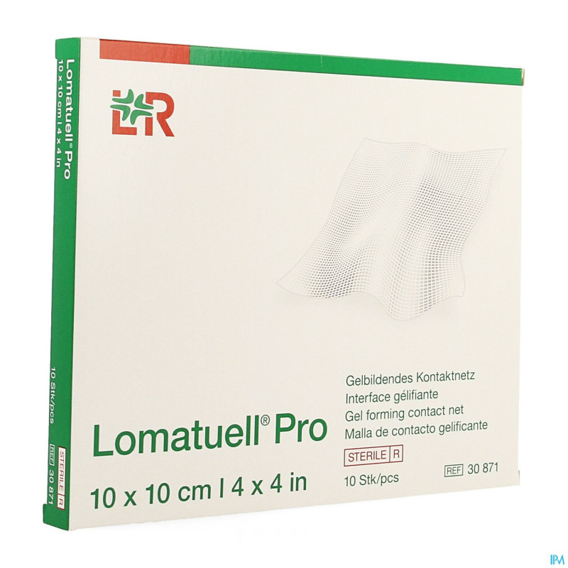 Lomatuell pro compresse ster 10x10cm 10 30871