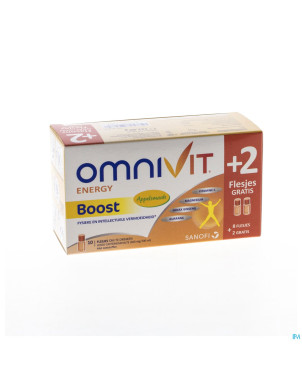 Omnivit boost fl ud 8x10ml + 2 gratuit