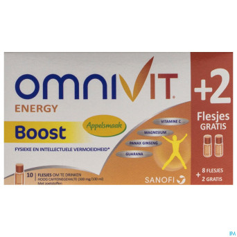 Omnivit boost fl ud 8x10ml + 2 gratuit