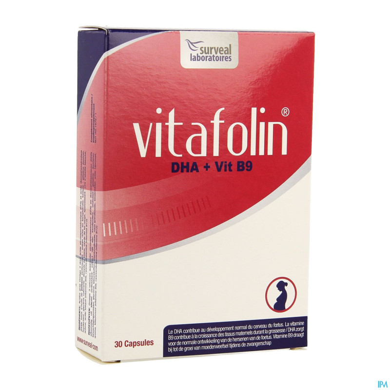 Vitafolin dha + epa caps  30