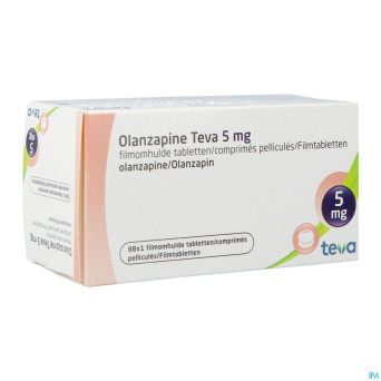 Olanzapine teva 5 mg comp pel 98 x  5mg