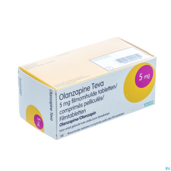 Olanzapine teva 5 mg comp pel 98 x  5mg