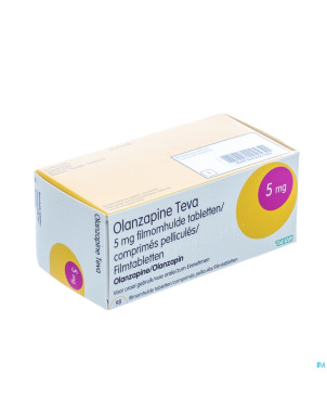 Olanzapine teva 5 mg comp pel 98 x  5mg