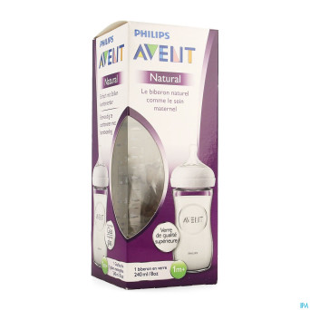 Philips avent biberon verre   240ml