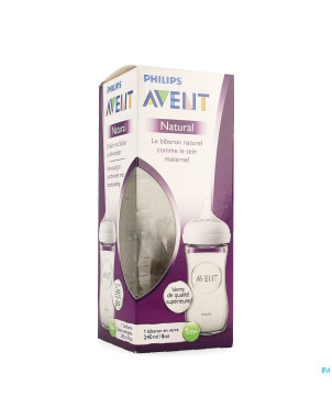 Philips avent biberon verre   240ml