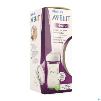 Philips avent biberon verre   240ml