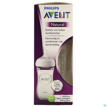 Philips avent biberon verre   240ml