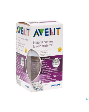 Philips avent biberon verre   120ml