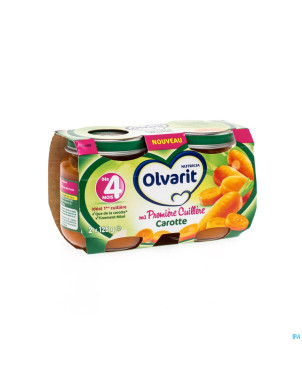 Olvarit ma premiere cuillere carotte +4m    2x125g