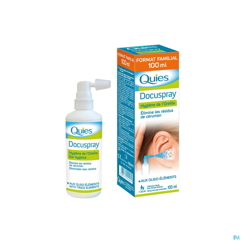 Quies docuspray hygiene oreille s/gaz  spray 100ml