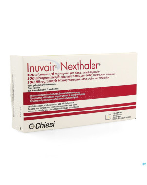 Inuvair 100/6mcg nexthaler doses 1x120