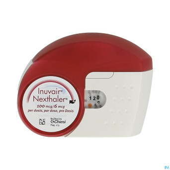 Inuvair 100/6mcg nexthaler doses 1x120