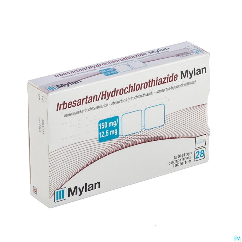 Irbesartan hct mylan 150mg/12,5 mg comp  28