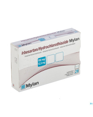 Irbesartan hct mylan 150mg/12,5 mg comp  28