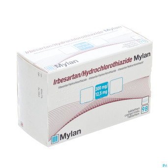 Irbesartan hct mylan 300mg/12,5 mg comp 98