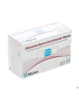 Irbesartan hct mylan 300mg/12,5 mg comp 98