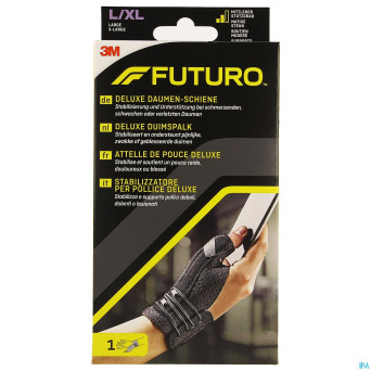 Futuro attelle pouce deluxe noir  l-xl 16,5-20,3cm