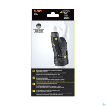 Futuro attelle pouce deluxe noir  s- m 12,7-16,5cm