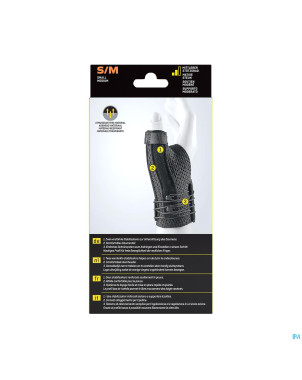 Futuro attelle pouce deluxe noir  s- m 12,7-16,5cm