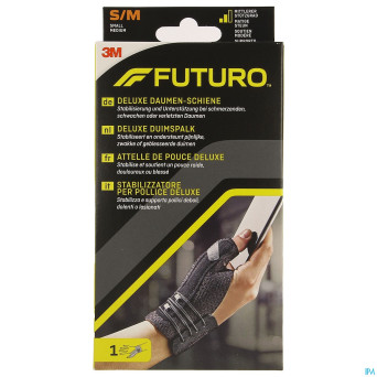 Futuro attelle pouce deluxe noir  s- m 12,7-16,5cm