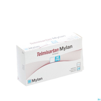Telmisartan 80 mg mylan tabl 28