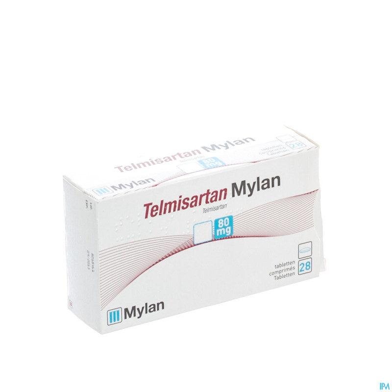 Telmisartan 80 mg mylan tabl 28
