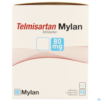 Telmisartan viatris 80mg comp 98