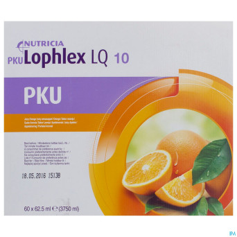 Pku lophlex lq 10 juicy orange 60x62,5ml