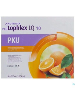 Pku lophlex lq 10 juicy orange 60x62,5ml