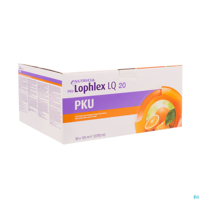 Pku lophlex lq 20 juicy orange 30x125ml