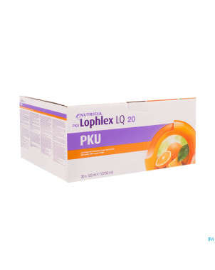 Pku lophlex lq 20 juicy orange 30x125ml